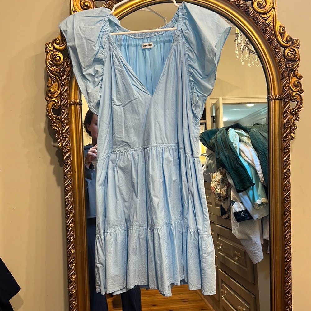 Day + moon blue dress medium m